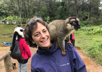 My first experience with a lemur in the wild, Madagsacar